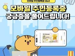 행정안전부, 모바일 주민등록증 궁금증을 풀어드립니다! 기사 이미지