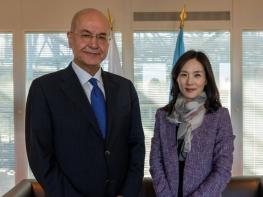 외교부 김진아 제2차관, 인권이사회 고위급회기 참석 계기 유엔 난민최고대표 및 WHO 사무차장 면담 기사 이미지