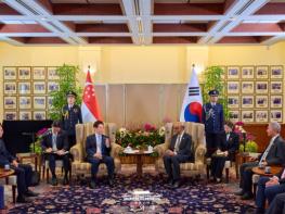 이재명 , 싱가포르 대통령 면담 기사 이미지