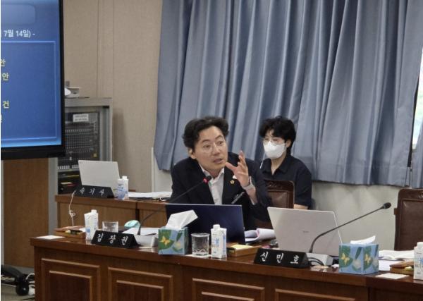 김장권 전남광주통합특별시의원, “원수부터 정수까지 통합 수질관리체계 구축해야' 기사 이미지