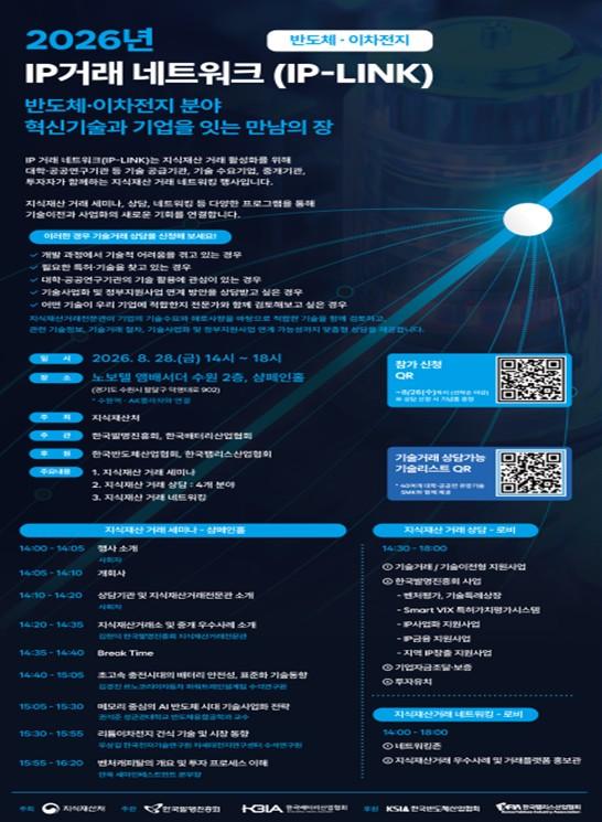 지식재산처, 잠자는 특허기술 깨울 '지식재산 거래 장터' 열린다