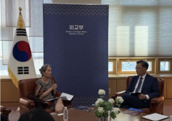 외교부 장욱진 글로벌다자조정관, 유엔개발계획(UNDP) 사무차장보 접견 결과 기사 이미지